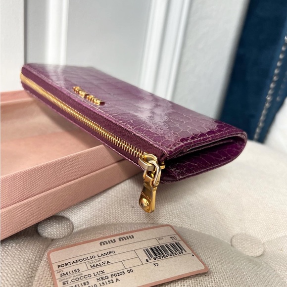 CROC MIU MIU WALLET - Picture 3 of 5
